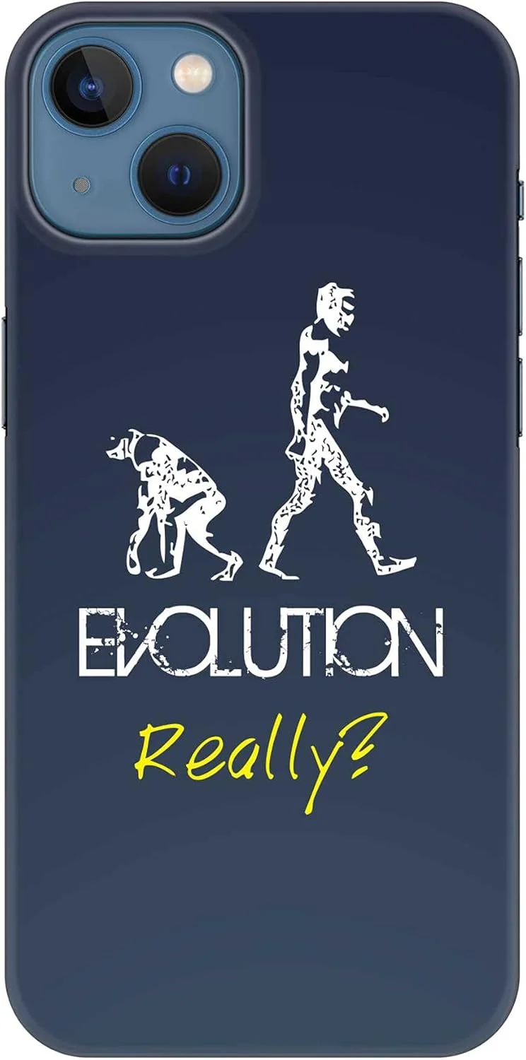 قاب محافظ گوشی موبایل استایلیزد مناسب برای آیفون 14 پلاس، سری کلاسیک باریک، پوشش سخت PC با روکش مات - تکامل، واقعا (خاکستری)