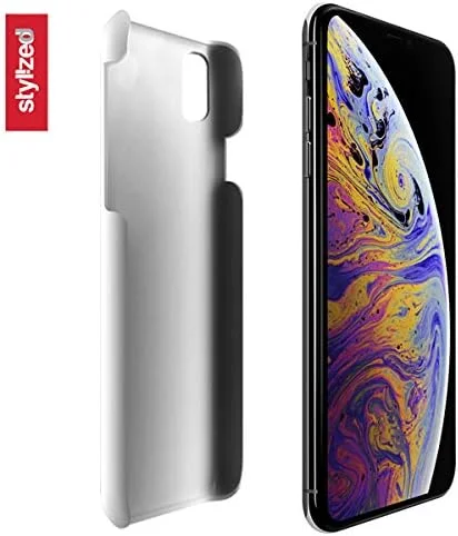 قاب محافظ شیک سازگار با گوشی اپل آیفون XS Max، سری کلاسیک باریک، کاور موبایل سفارشی، محافظ PC سخت با روکش مات [طراحی شده برای اپل آیفون XS Max] - نیاز به قهوه، باتری کم