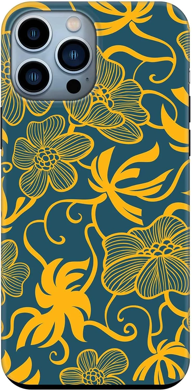 قاب محافظ سری Tough Pro استایلیزد، سازگار با Apple iPhone 14 Pro Max، کاور موبایل سفارشی دو لایه PC + TPU با محافظ داخلی TPU، پرداخت مات - طرح یورو