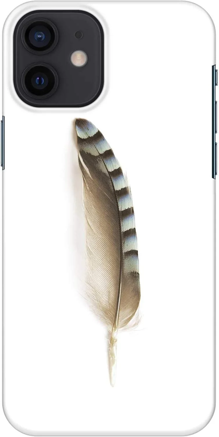 قاب محافظ باریک و مقاوم Stylizedd سازگار با Apple iPhone 12 Mini، سری کلاسیک، کاور موبایل سفارشی، محافظ PC سخت با روکش مات [قاب طراحی شده برای iPhone 12 Mini] - پر تنها