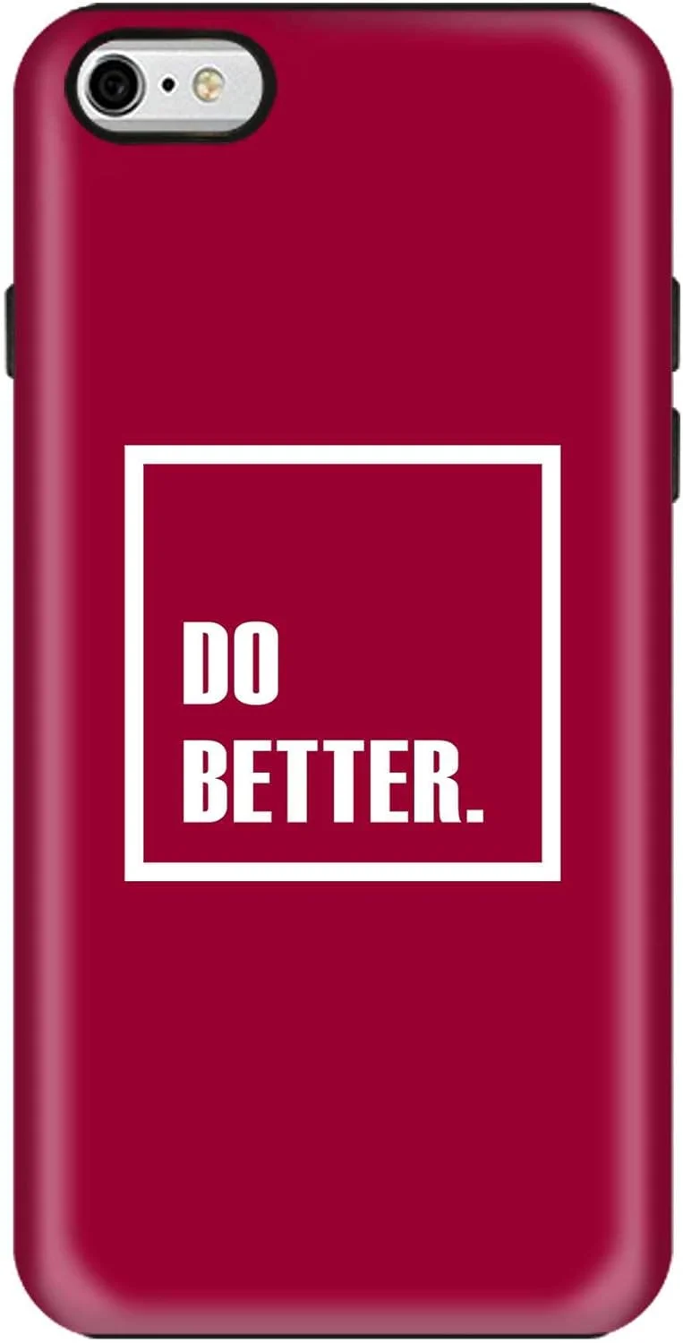 قاب محافظ موبایل دو لایه سخت و مقاوم سری Pro، ترکیبی از PC + TPU با روکش مات [طراحی شده برای Apple iPhone 6S Plus/ 6 Plus] - بهتر انجام بده.