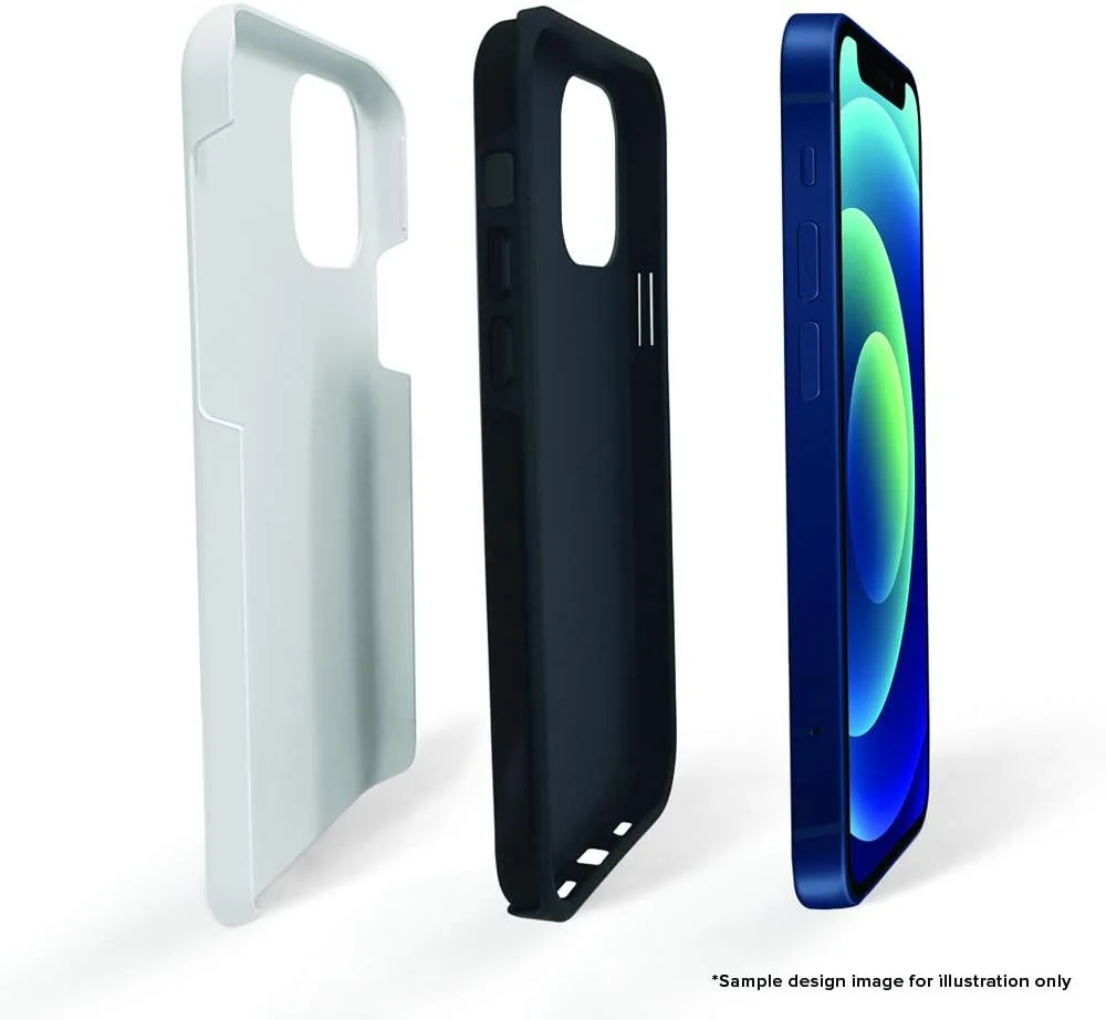 قاب محافظ موبایل استایلیزد، سازگار با آیفون 12 پرو مکس، سری Tough Pro، دو لایه، ترکیبی از PC + TPU، محافظ صفحه نمایش، روکش مات، طرح [طراحی شده برای اپل آیفون 12 پرو مکس] - پرچم بحرین