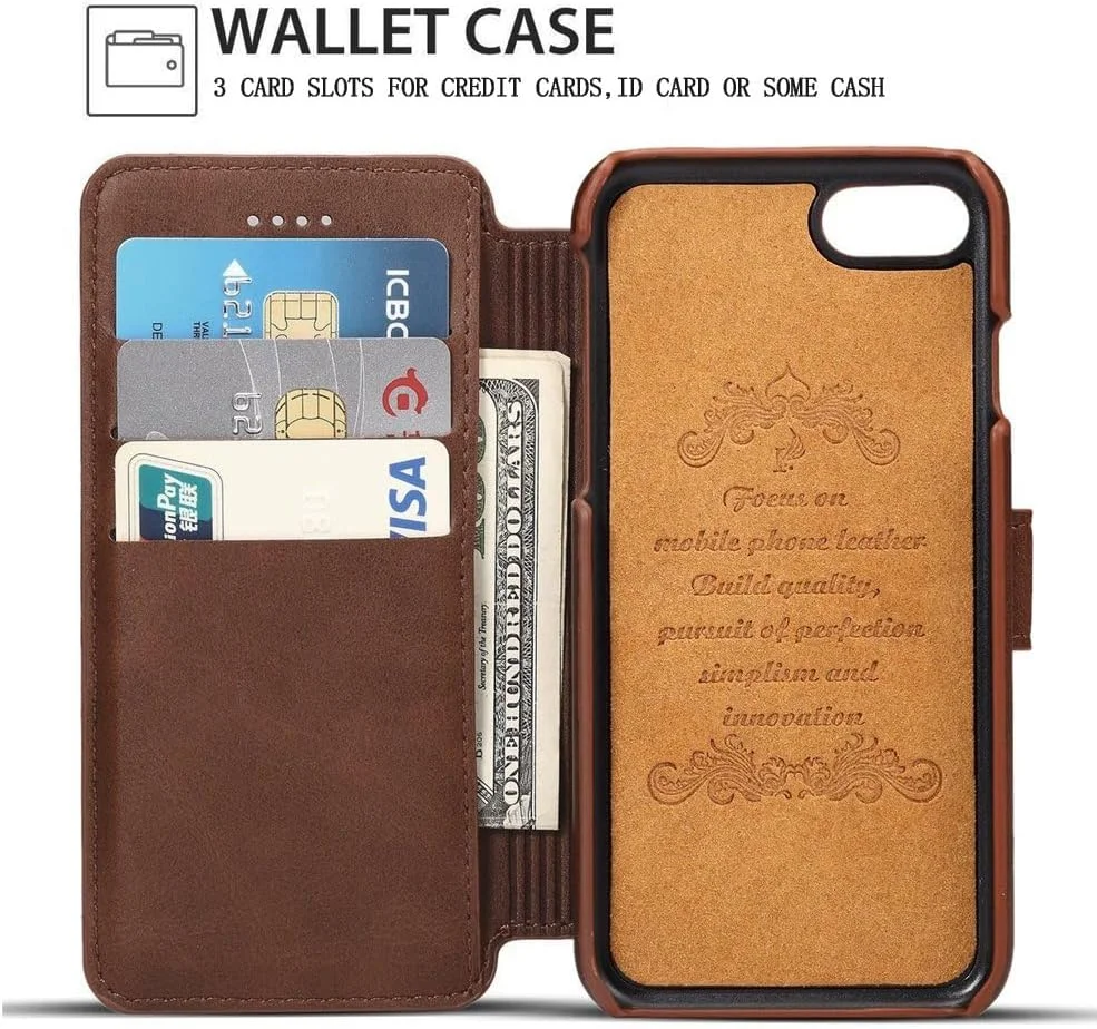 کیف پول چرمی ایوینر مناسب برای آیفون 7/8 پلاس 5.5 اینچ، با قفل مغناطیسی، استند محافظ و جای کارت، محافظت 360 درجه، مناسب برای گوشی های آیفون 8/7 پلاس 5.5 اینچ تولید سال 2016 و 2017 کیف پول چرمی ایوینر مناسب برای آیفون 7/8 پلاس 5.5 اینچ، با قفل مغناطیسی، استند محافظ و جای کارت، محافظت 360 درجه، مناسب برای گوشی های آیفون 8/7 پلاس 5.5 اینچ تولید سال 2016 و 2017