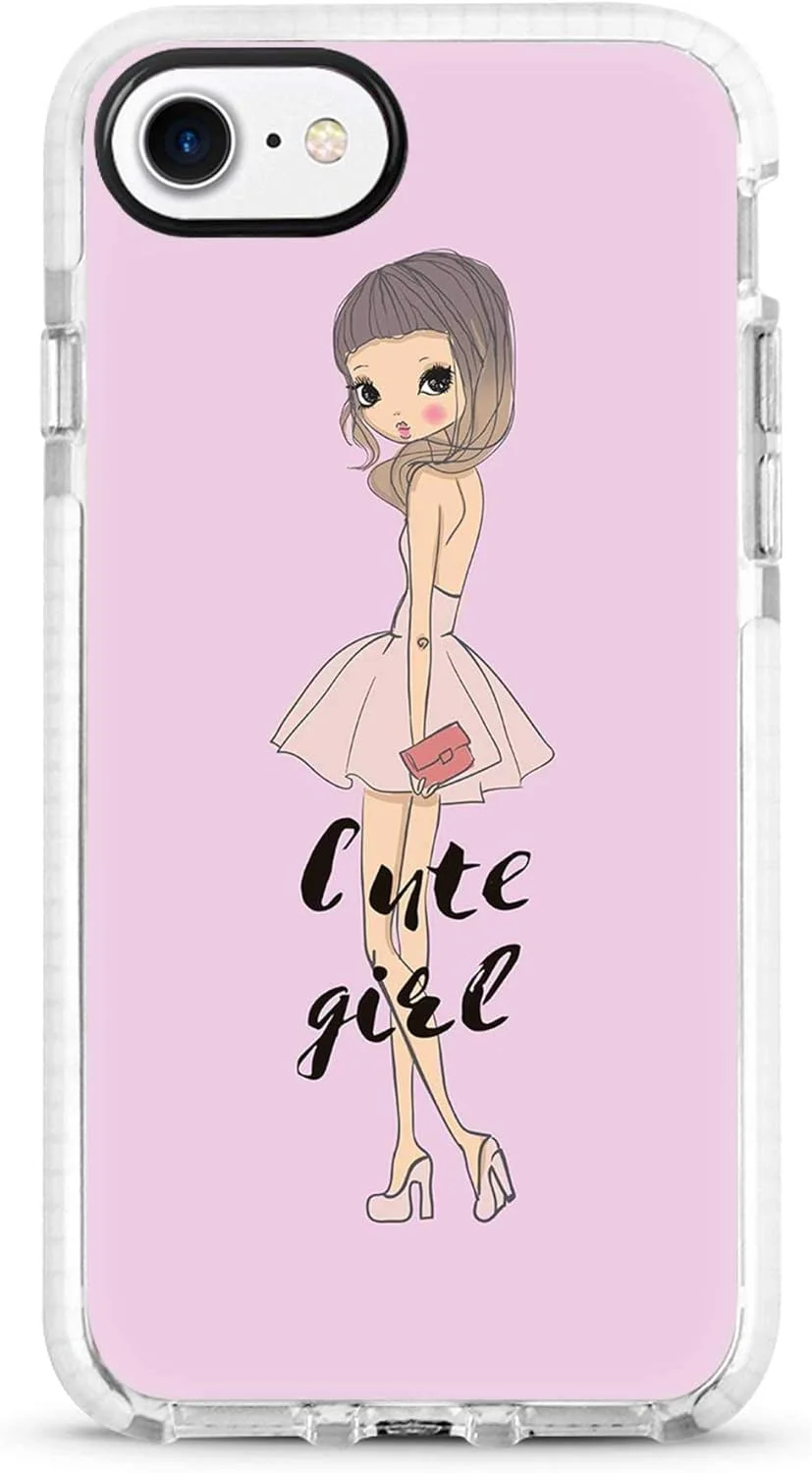 قاب محافظ گوشی آیفون 7 مدل Impact Pro White Military Grade Dual Layer طرح دخترانه قاب محافظ گوشی آیفون 7 مدل Impact Pro White Military Grade Dual Layer طرح دخترانه