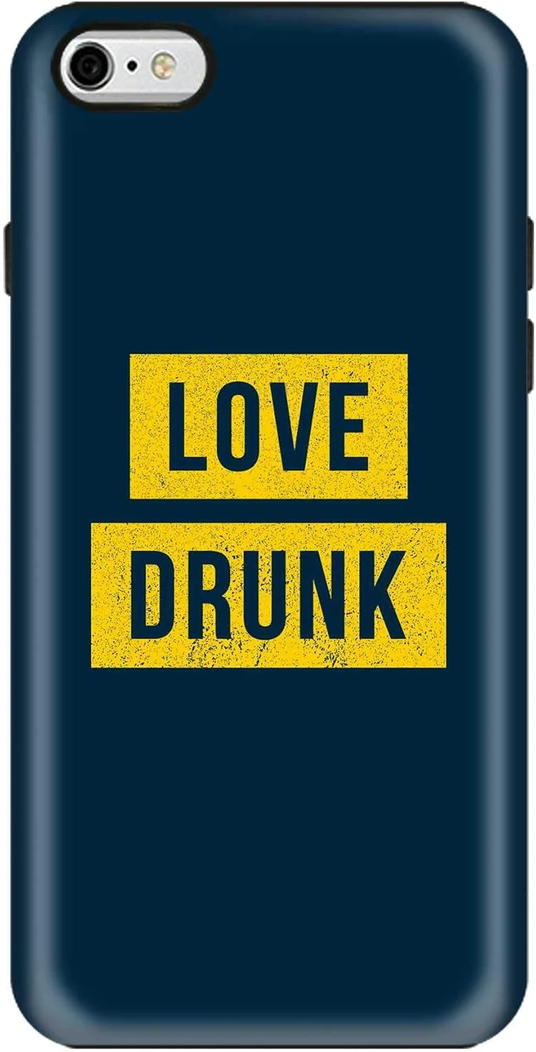 قاب محافظ موبایل طرح دار سری Tough Pro دولایه PC + TPU با محافظ داخلی TPU و روکش مات [طراحی شده برای Apple iPhone 6S Plus/ 6 Plus] - LoveDrunk