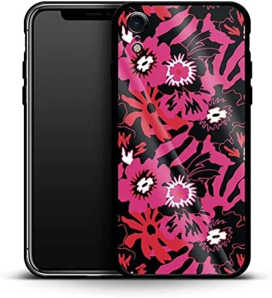 قاب گوشی موبایل لوکس طرح گل اثر هنری برای اپل آیفون XR قاب گوشی موبایل لوکس طرح گل اثر هنری برای اپل آیفون XR