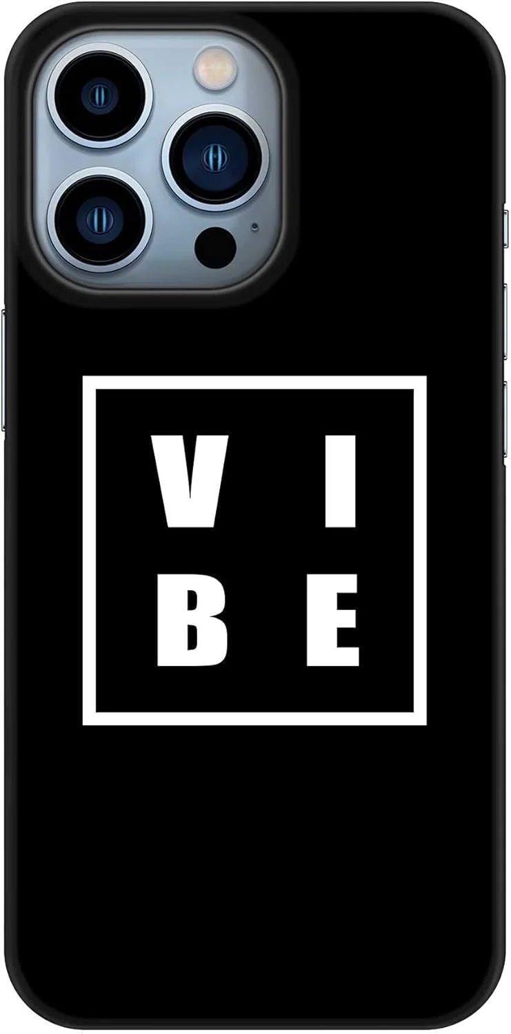 قاب محافظ موبایل باریک و کلاسیک Stylizedd سازگار با آیفون 13 پرو، پوشش سخت PC با روکش مات چاپی [طراحی شده برای اپل آیفون 13 پرو] - Vibe