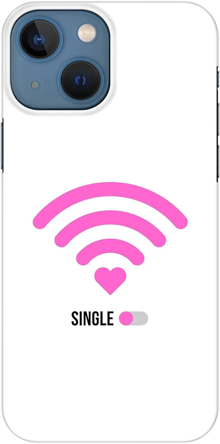کاور موبایل سری کلاسیک SlimSnap سازگار با آیفون 13 مینی، محافظ PC سخت با روکش مات [طراحی شده برای اپل آیفون 13 مینی] - Wifi Single Girl