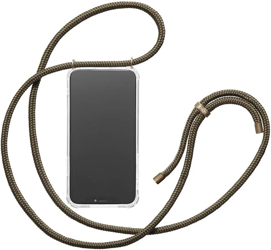 کاور محافظ تلفن همراه بنددار مناسب برای آیفون 13 مینی 5.4 اینچ - کاور TPU با بند آویز گردنی