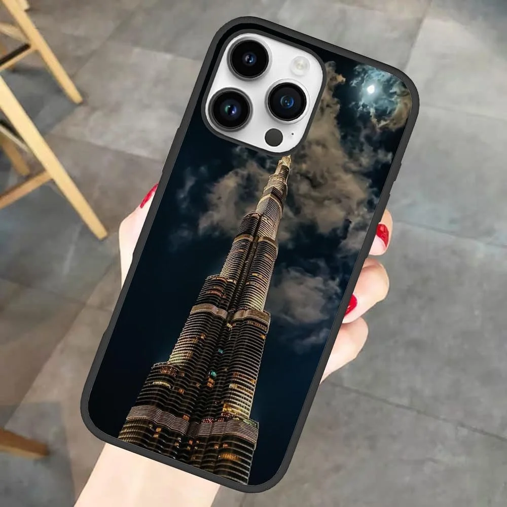 کاور پشتی موبایل طرح برج خلیفه سبک جاده ابریشم مناسب برای اپل آیفون 15 پرو مکس، چند رنگ کاور پشتی موبایل طرح برج خلیفه سبک جاده ابریشم مناسب برای اپل آیفون 15 پرو مکس، چند رنگ