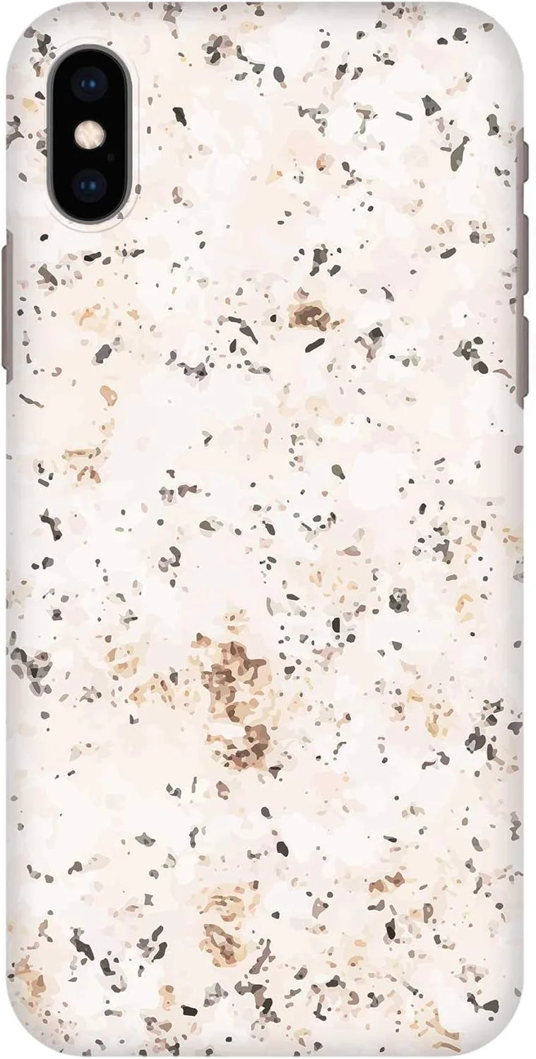 قاب محافظ شیک سازگار با Apple iPhone XS Max، سری کلاسیک باریک، روکش موبایل سفارشی، محافظ PC سخت با روکش مات، طرح چاپی - طرح سنگ مرمر [طراحی شده برای Apple iPhone XS Max]