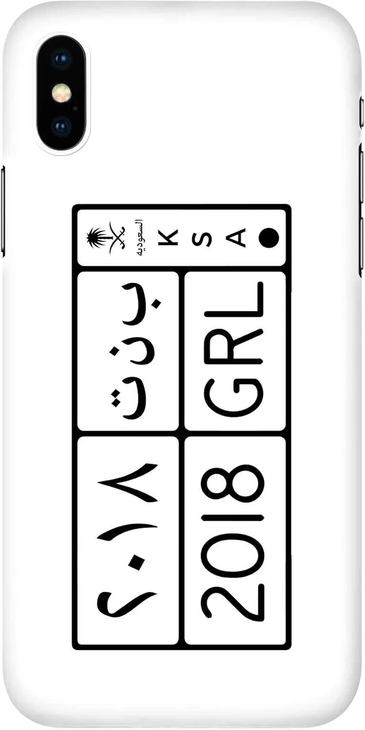 قاب محافظ شیک و باریک مناسب برای گوشی اپل آیفون XS/X، سری کلاسیک، طرح دار، پوشش سخت PC با روکش مات [طراحی شده برای اپل آیفون XS/X] - مدل 2018 GRL