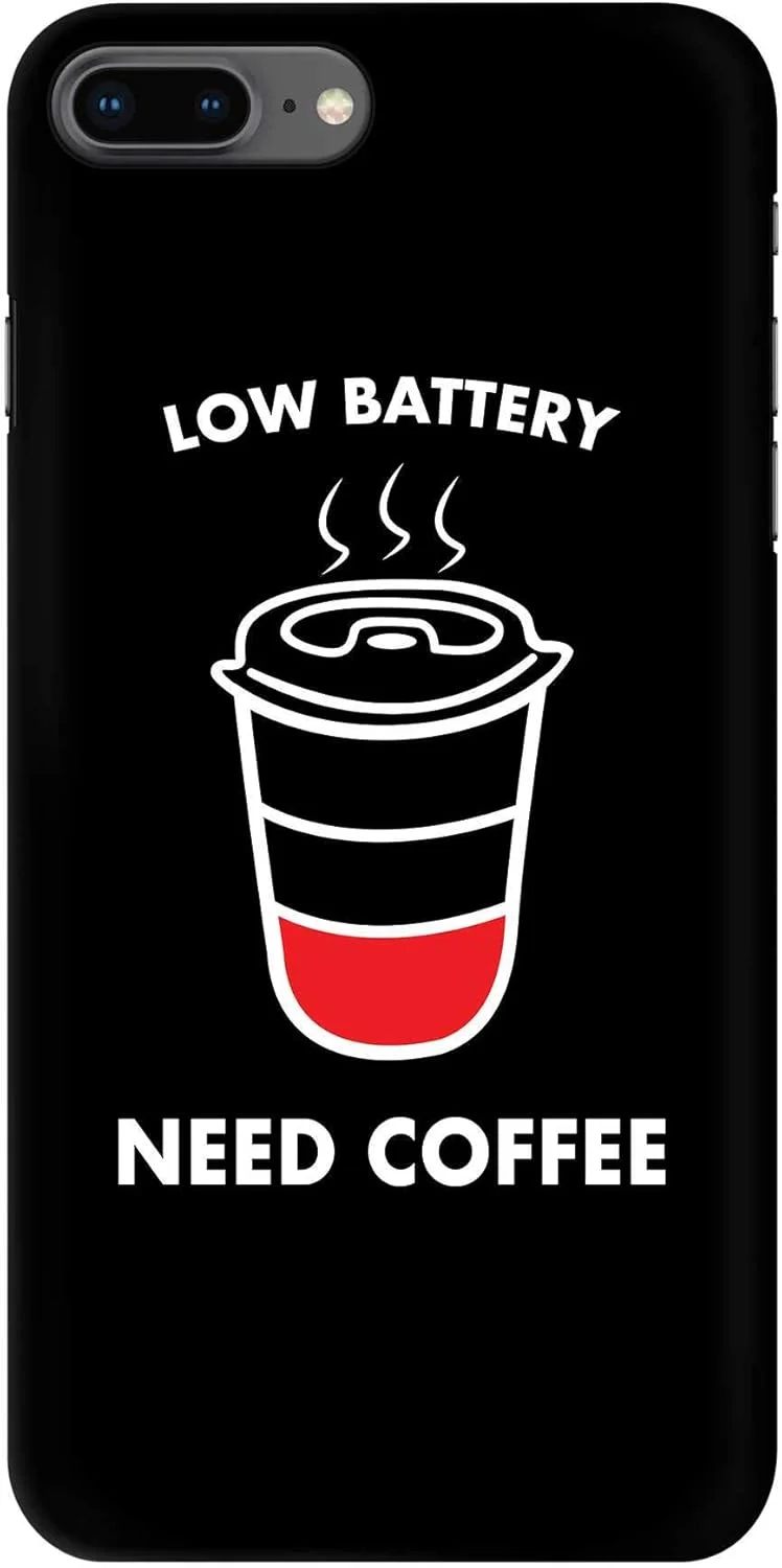 قاب محافظ گوشی موبایل استایلیزد مناسب برای آیفون 8 پلاس، سری کلاسیک اسنپ، کاور سخت PC با روکش مات و طرح چاپی [طراحی شده برای آیفون 8 پلاس] - نیاز به قهوه