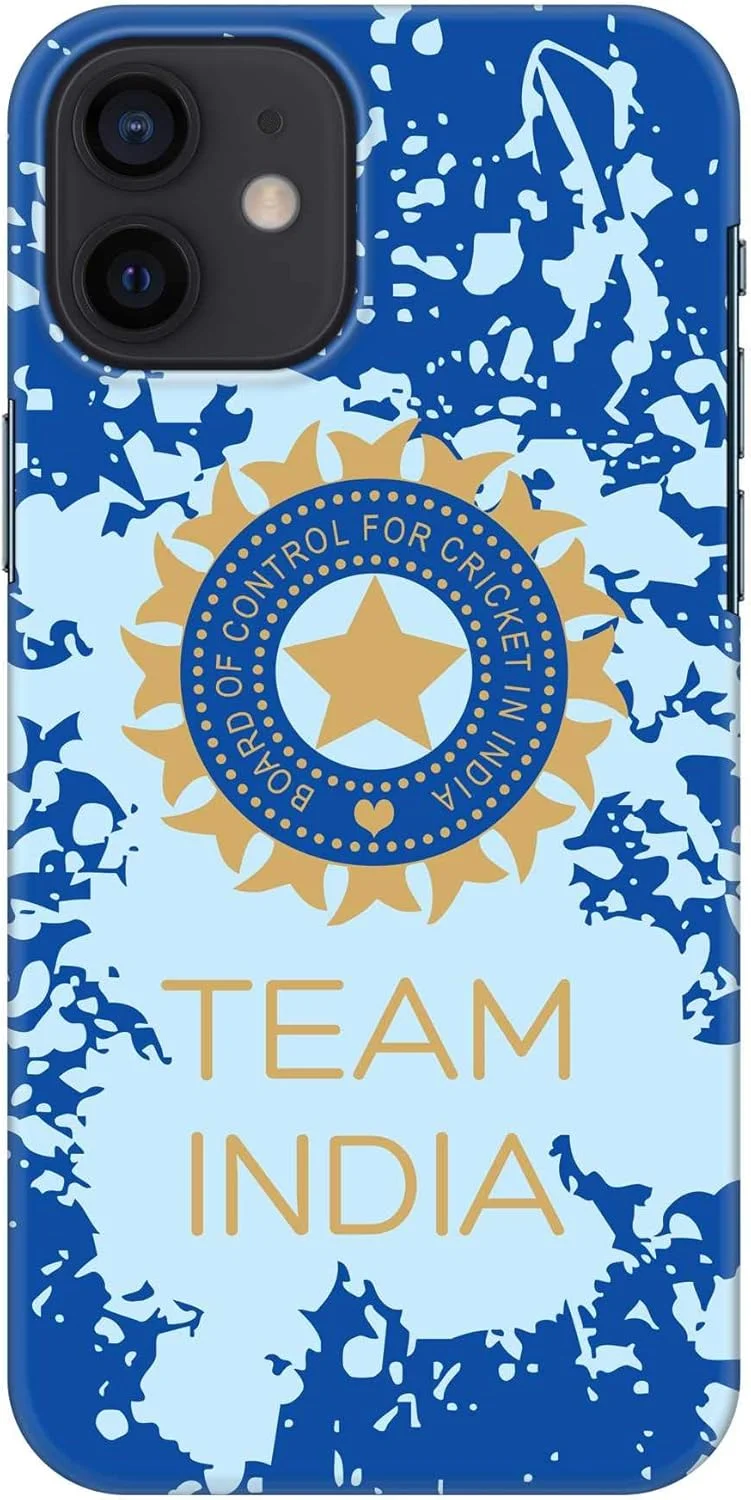 قاب محافظ باریک و مقاوم Stylizedd سازگار با Apple iPhone 12، سری کلاسیک، کاور موبایل سفارشی، محافظ PC سخت با روکش مات [قاب طراحی شده برای iPhone 12] - تیم هند