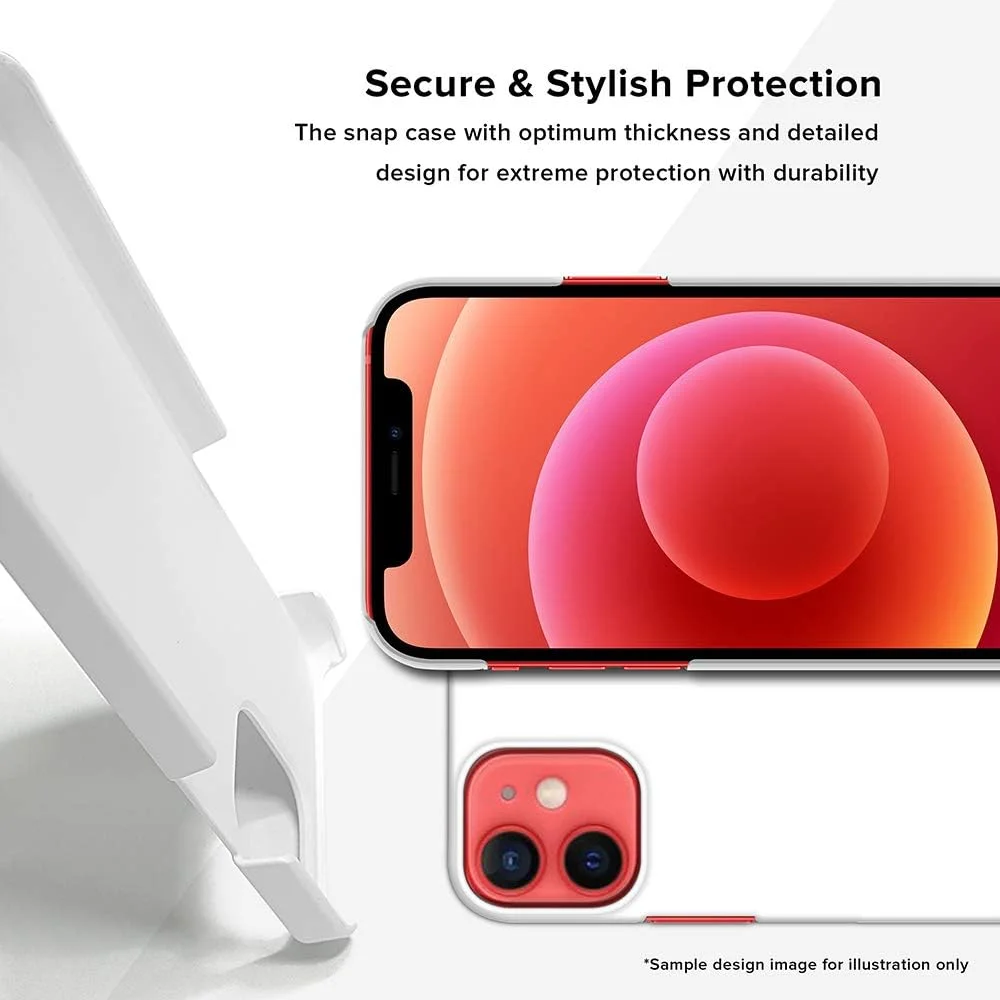 قاب محافظ باریک و مقاوم Stylizedd سازگار با Apple iPhone 12 Mini، سری کلاسیک، کاور موبایل سفارشی، محافظ PC سخت با روکش مات [قاب طراحی شده برای iPhone 12 Mini] - غرش خرس