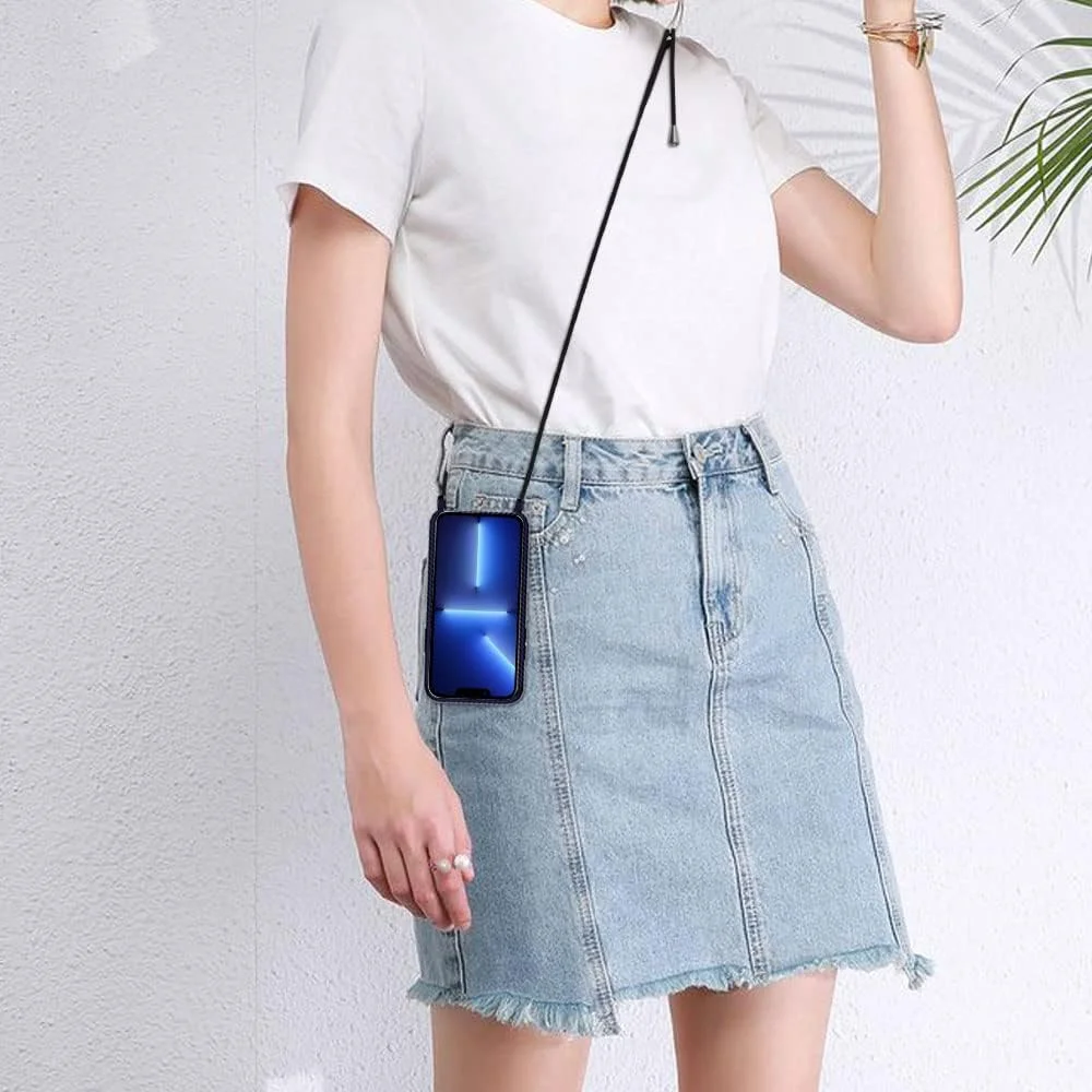 کاور محافظ گوشی آیفون 13 پرو INFOSUN، مقاوم در برابر خراش و ضربه، ساخته شده از TPU، دارای بند گردنی - آبی تیره کاور محافظ گوشی آیفون 13 پرو INFOSUN، مقاوم در برابر خراش و ضربه، ساخته شده از TPU، دارای بند گردنی - آبی تیره