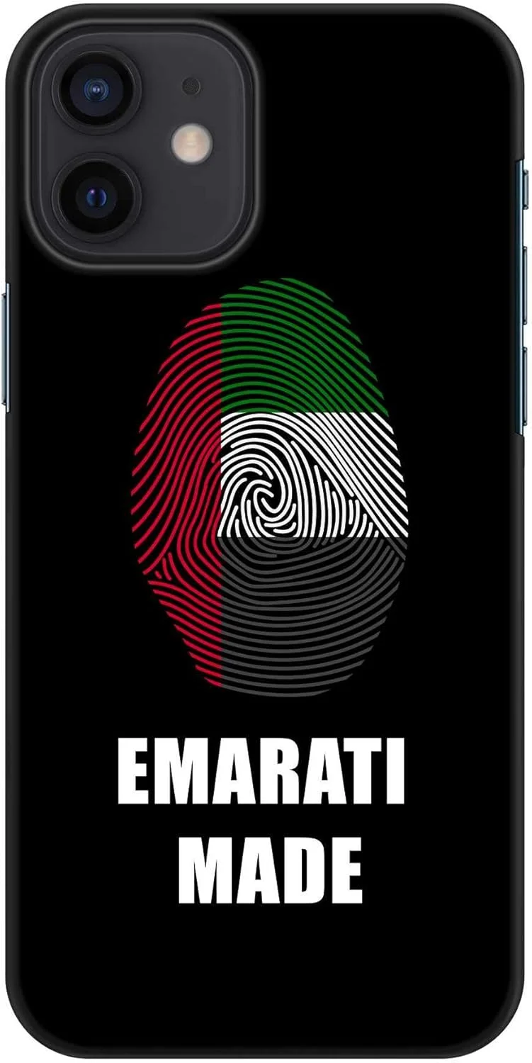 قاب محافظ باریک و مقاوم Stylizedd سازگار با Apple iPhone 12 Mini، سری کلاسیک، کاور موبایل سفارشی، محافظ PC سخت با روکش مات [قاب طراحی شده برای iPhone 12 Mini] - ساخت امارات