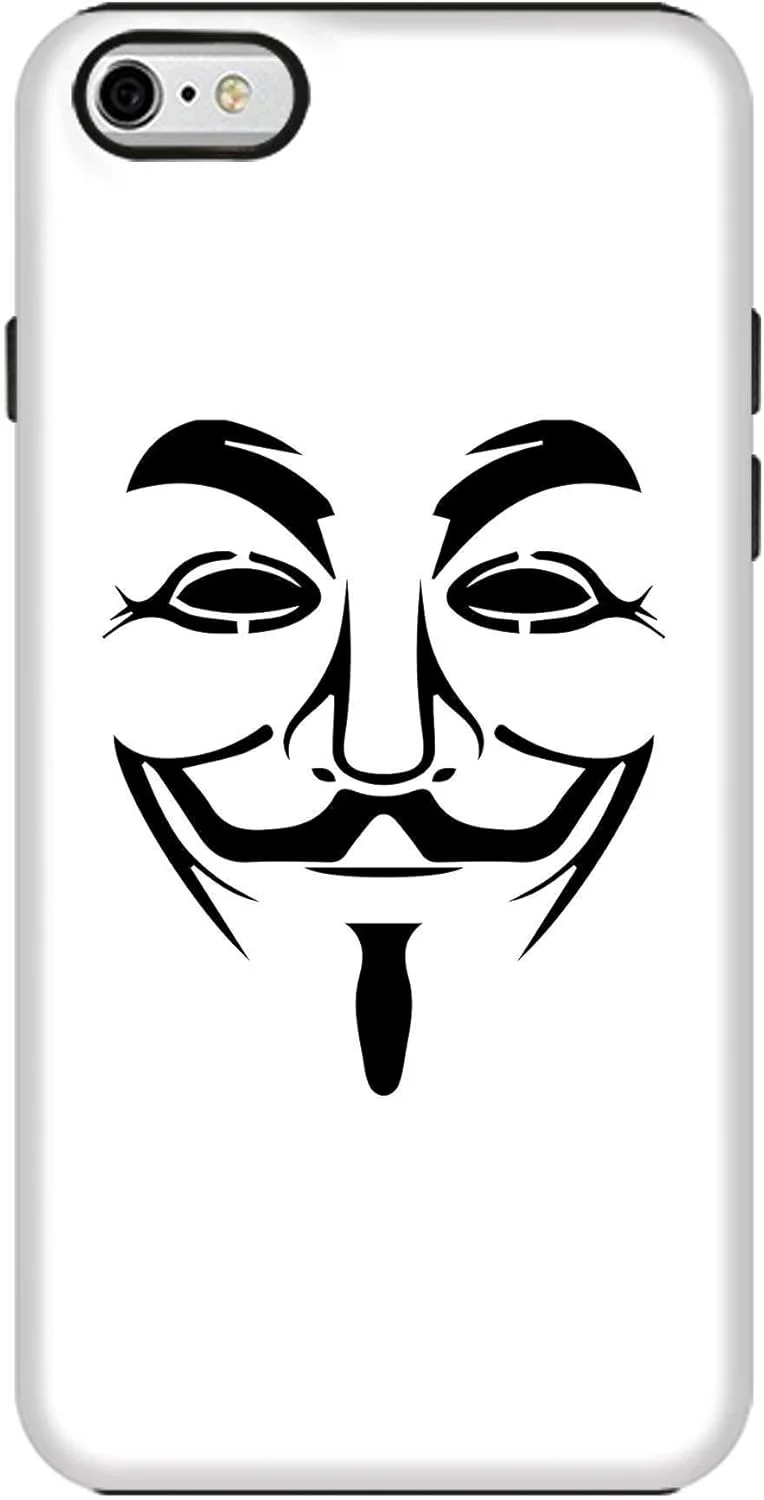 قاب محافظ موبایل دو لایه سخت و مقاوم سری Pro با پوشش داخلی TPU و روکش مات [طراحی شده برای Apple iPhone 6S Plus/ 6 Plus] - طرح ماسک Vendetta