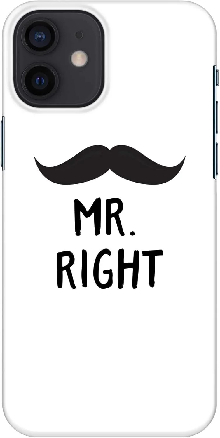 قاب محافظ باریک و مقاوم سازگار با Apple iPhone 12، سری کلاسیک، کاور موبایل سفارشی، محافظ PC سخت با روکش مات [قاب طراحی شده برای iPhone 12] - آقای درست