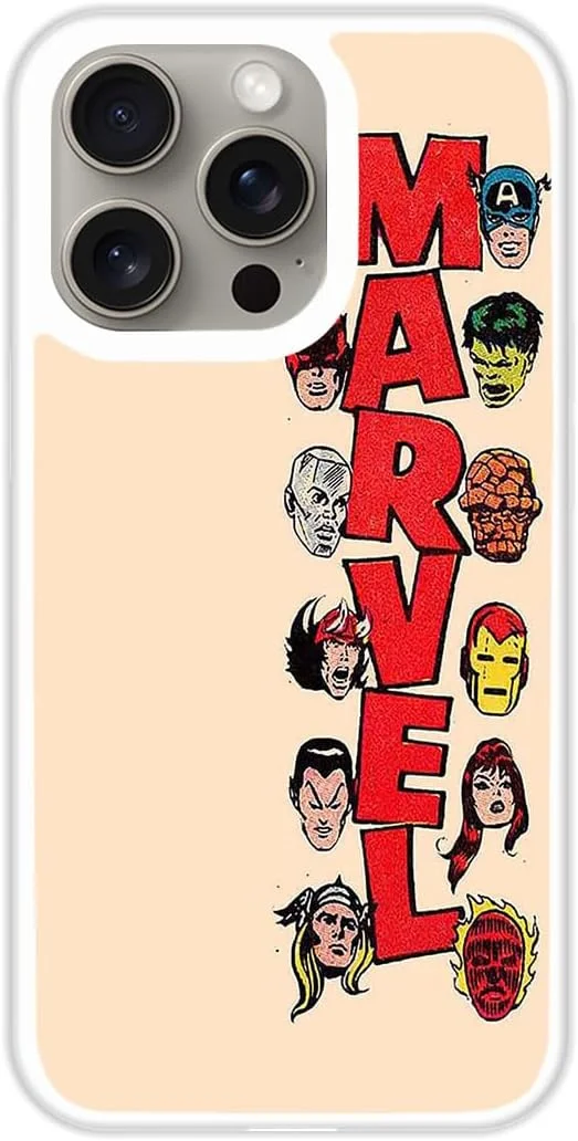 کاور محافظتی تئودور برای اپل آیفون 15 پرو مکس طرح مارول (سفید) چند رنگ - MCWBIPH15PMA447 کاور محافظتی تئودور برای اپل آیفون 15 پرو مکس طرح مارول (سفید) چند رنگ - MCWBIPH15PMA447