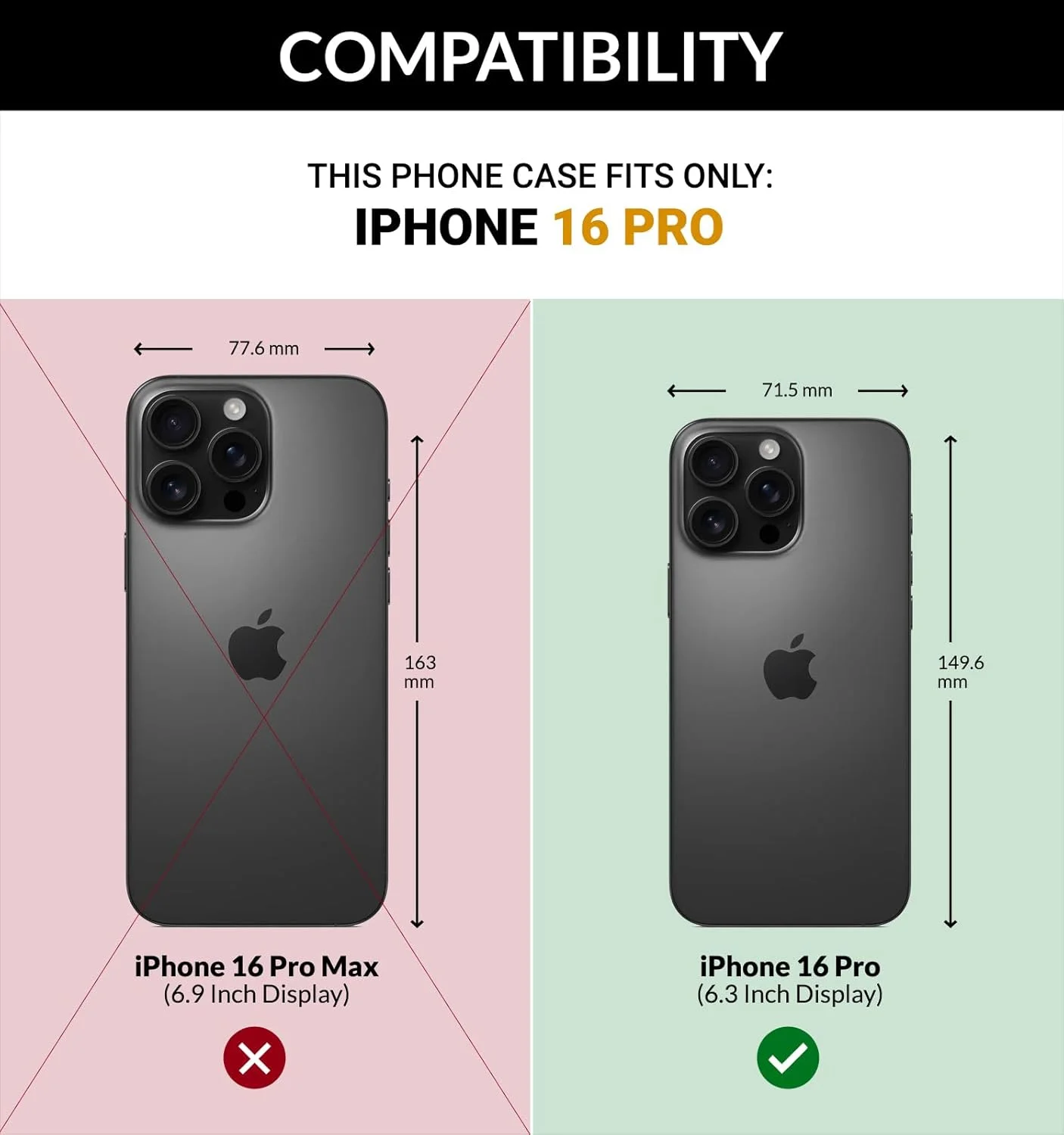 کاور پشتی چرمی اصل SURAZO برای گوشی Apple iPhone 16 Pro - کاور محافظ گوشی موبایل چرمی ضد ضربه [محافظ شیشه ای دوربین، جای کارت، عملکرد استند، جاکلیدی] کاور محافظ پشتی بامپر