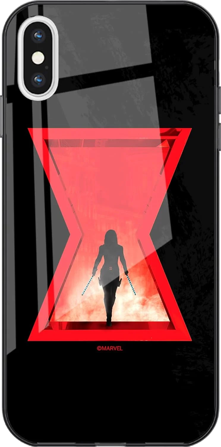 کاور گوشی موبایل ERT GROUP برای Apple Iphone XS طرح اصلی و دارای مجوز رسمی مارول Black Widow 009 ساخته شده از شیشه سخت، کاملاً متناسب با تلفن همراه، محافظ کاور گوشی موبایل ERT GROUP برای Apple Iphone XS طرح اصلی و دارای مجوز رسمی مارول Black Widow 009 ساخته شده از شیشه سخت، کاملاً متناسب با تلفن همراه، محافظ