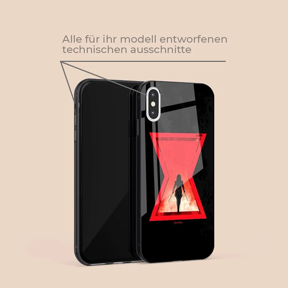 کاور گوشی موبایل ERT GROUP برای Apple Iphone XS طرح اصلی و دارای مجوز رسمی مارول Black Widow 009 ساخته شده از شیشه سخت، کاملاً متناسب با تلفن همراه، محافظ کاور گوشی موبایل ERT GROUP برای Apple Iphone XS طرح اصلی و دارای مجوز رسمی مارول Black Widow 009 ساخته شده از شیشه سخت، کاملاً متناسب با تلفن همراه، محافظ