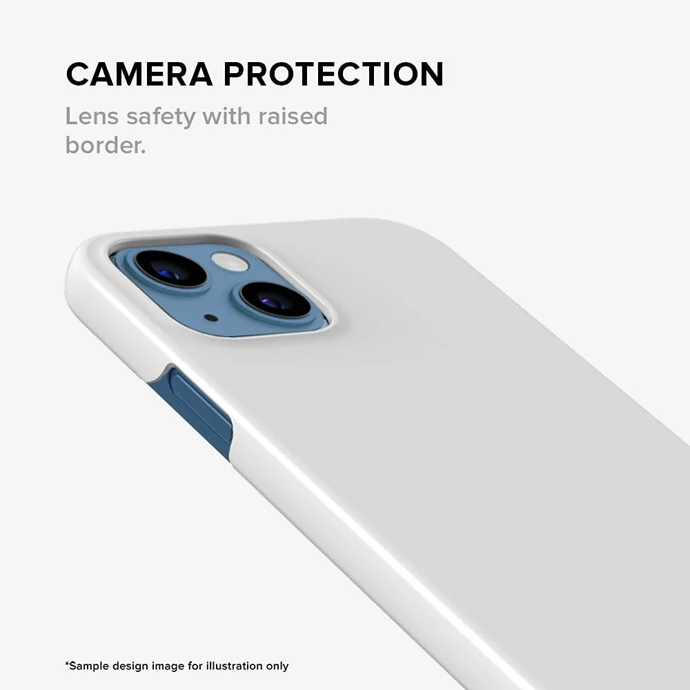 قاب محافظ گوشی موبایل استایلیزد مدل Slim Snap Classic Series سازگار با آیفون 13، پوشش سخت PC با روکش مات و طرح چاپی [طراحی شده برای اپل آیفون 13] - نگرش مثبت به بدن