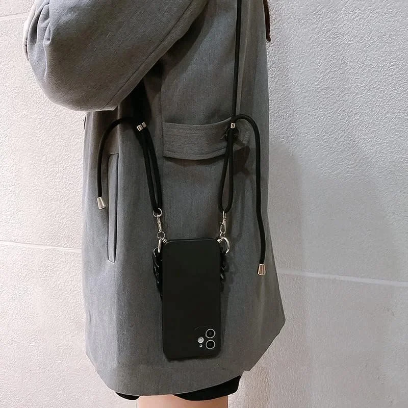 قاب گوشی آیفون 15 طرح سنگ مرمر کهربایی با بند گردنبندی و زنجیر قابل تنظیم، قاب مرواریدی قابل حمل (مشکی، آیفون 15 پرو) قاب گوشی آیفون 15 طرح سنگ مرمر کهربایی با بند گردنبندی و زنجیر قابل تنظیم، قاب مرواریدی قابل حمل (مشکی، آیفون 15 پرو)