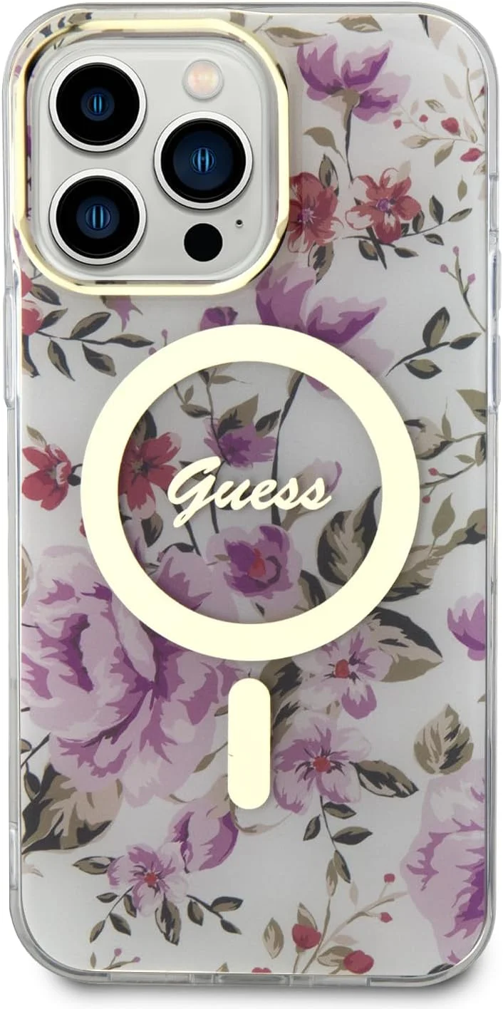 قاب محافظ طرح گلدار Magfit CG MOBILE Guess مناسب برای آیفون 15 پرو (شفاف) قاب محافظ طرح گلدار Magfit CG MOBILE Guess مناسب برای آیفون 15 پرو (شفاف)
