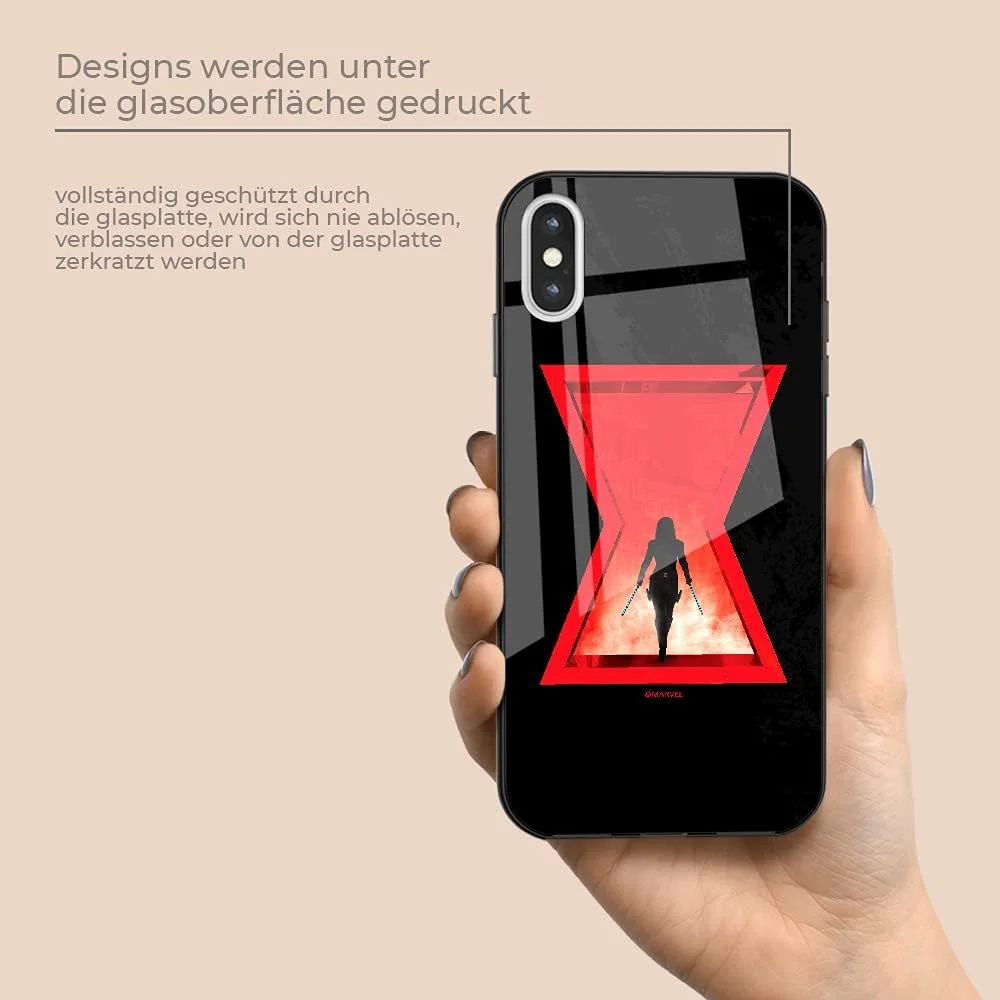 کاور گوشی موبایل ERT GROUP برای Apple Iphone XS طرح اصلی و دارای مجوز رسمی مارول Black Widow 009 ساخته شده از شیشه سخت، کاملاً متناسب با تلفن همراه، محافظ کاور گوشی موبایل ERT GROUP برای Apple Iphone XS طرح اصلی و دارای مجوز رسمی مارول Black Widow 009 ساخته شده از شیشه سخت، کاملاً متناسب با تلفن همراه، محافظ