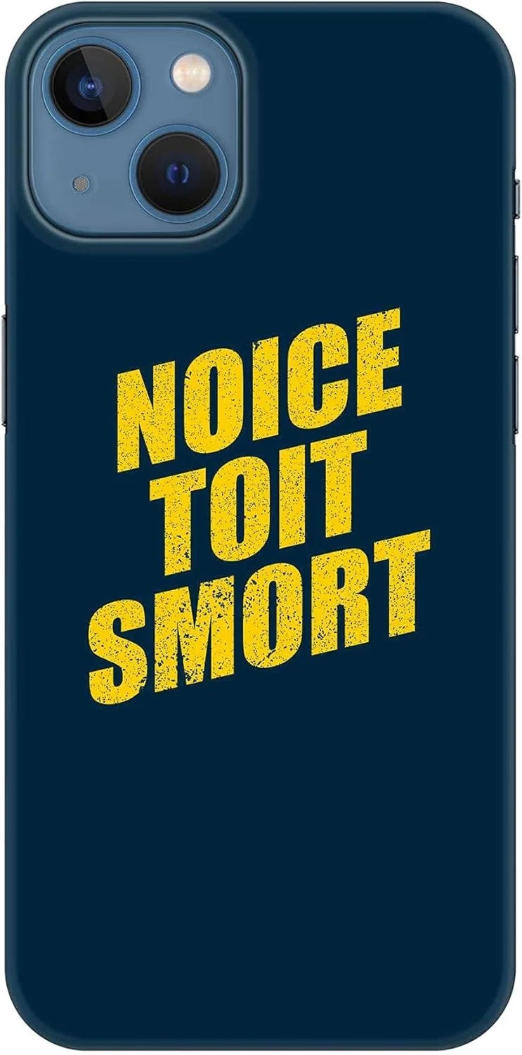قاب محافظ گوشی موبایل استایلیزد، سازگار با آیفون 14 اپل، سری کلاسیک باریک، پوشش سخت PC با روکش مات - طرح Noice Toit Smort