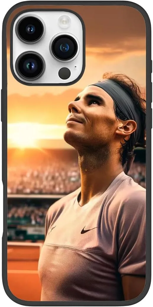 کاور محافظ سخت موبایل طرح جاده ابریشم رافائل نادال برای اپل آیفون 14 پرو مکس، چند رنگ