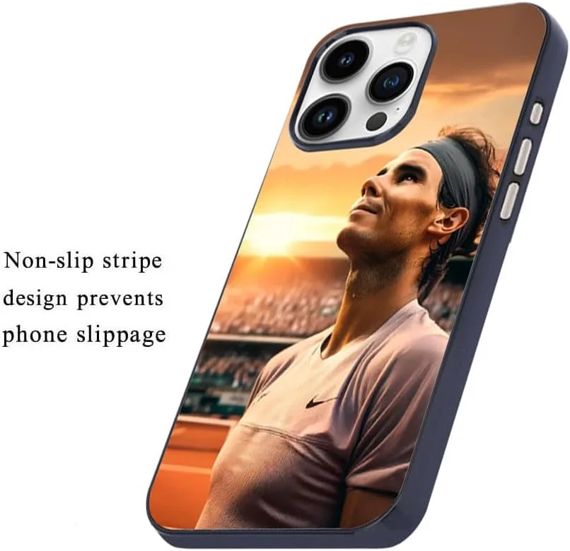 کاور محافظ سخت موبایل طرح جاده ابریشم رافائل نادال برای اپل آیفون 14 پرو مکس، چند رنگ