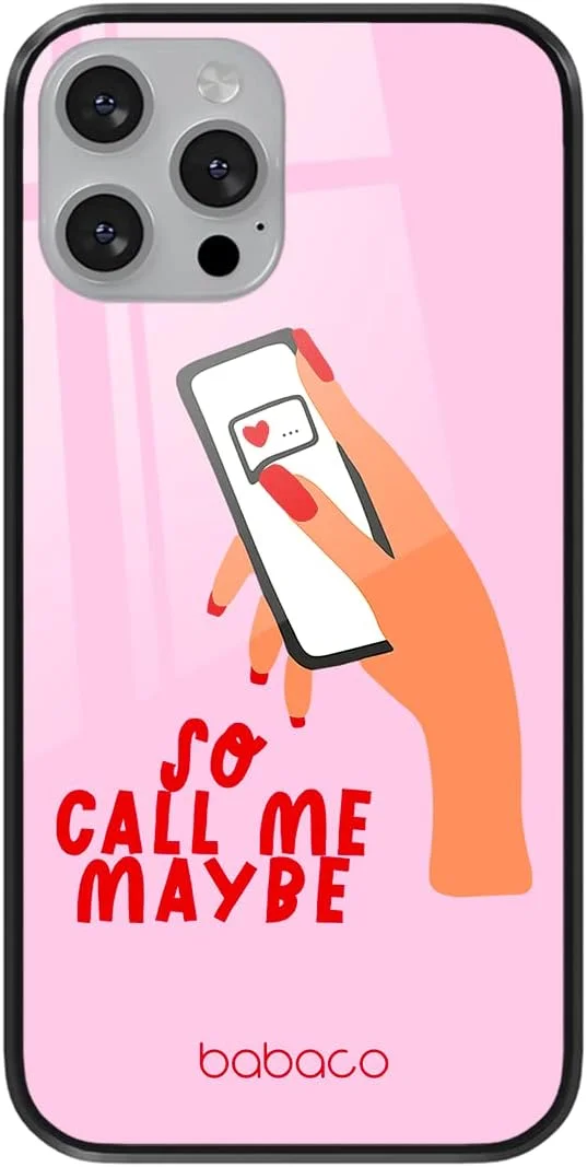 کاور گوشی موبایل ERT GROUP برای Apple Iphone XR طرح اصلی و دارای مجوز رسمی Babaco طرح Call me maybe 001 ساخته شده از شیشه سخت شده، کاملا منطبق با گوشی موبایل، کاور محافظ