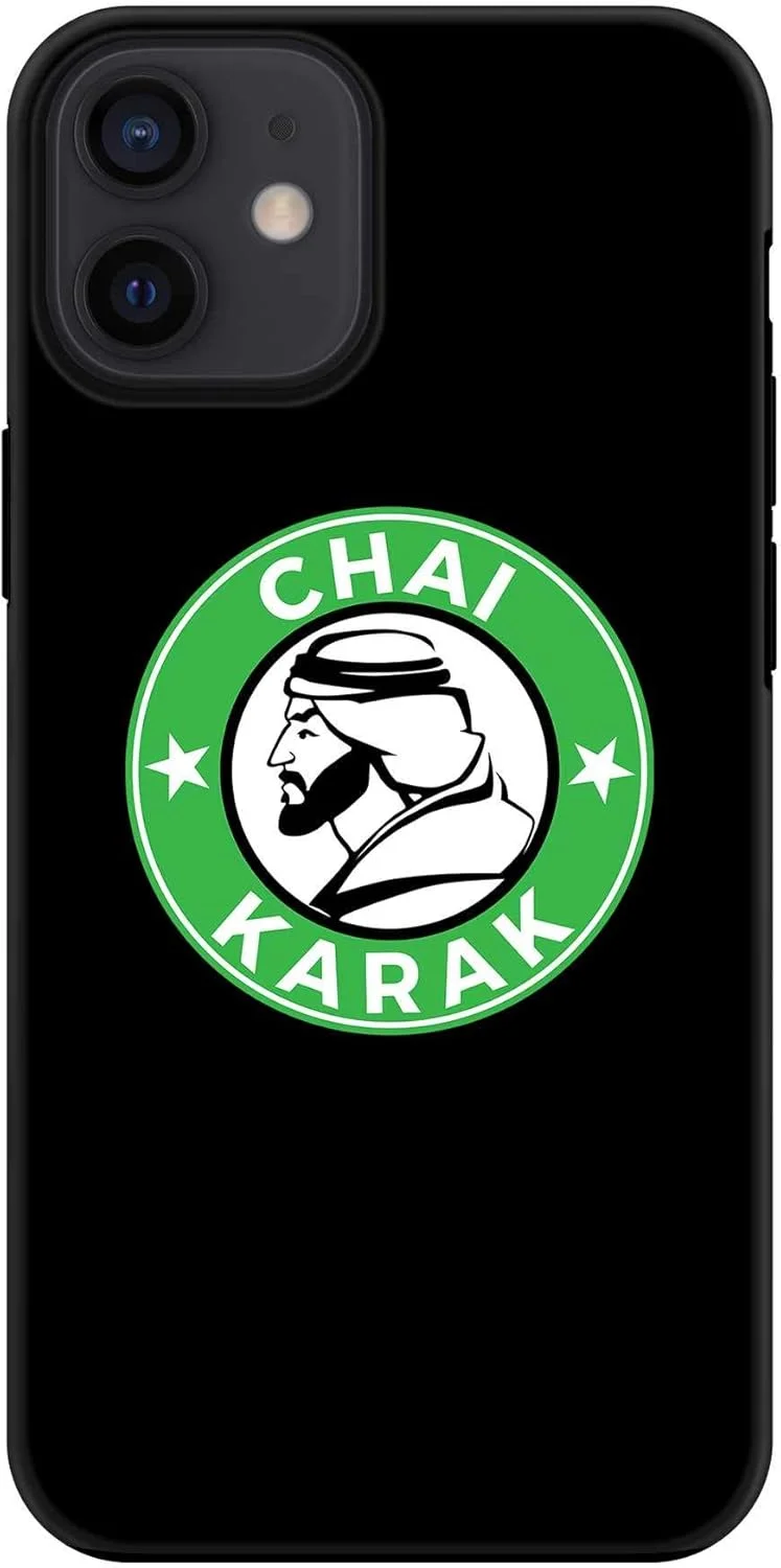 قاب محافظ موبایل استایلیزد، سازگار با آیفون 12/12 پرو، سری Tough Pro، دولایه، ترکیبی از PC + TPU، محافظ داخلی TPU با روکش مات - طرح چای کرک