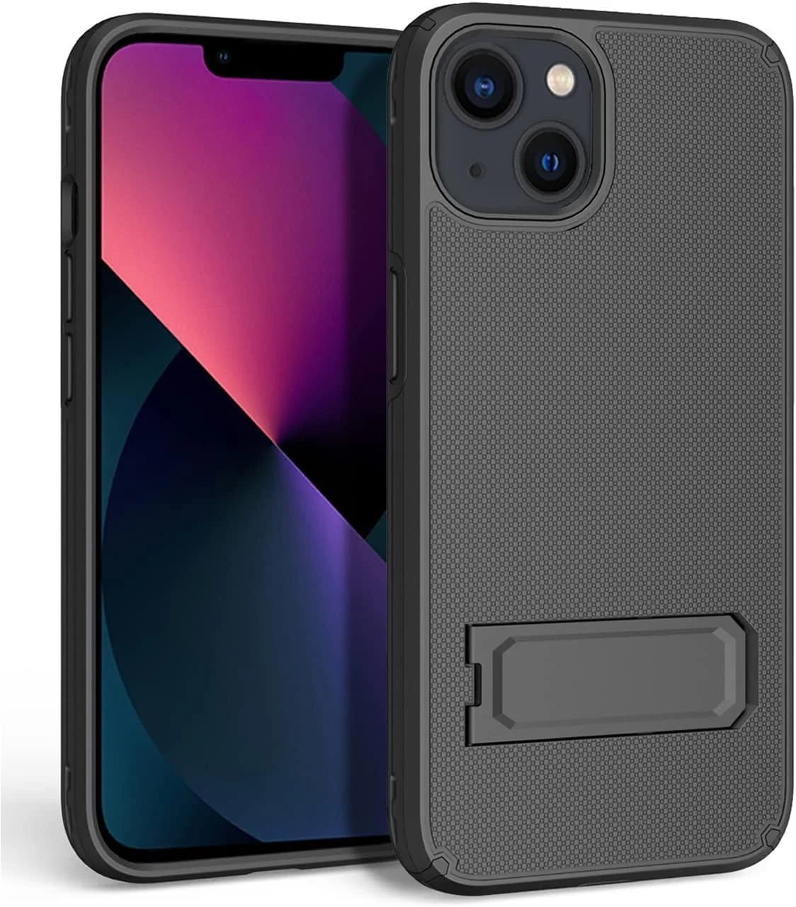 کاور موبایل بی سیم ProTech، قاب های گوشی سازگار با گوشی اپل آیفون 13 (فقط سایز صفحه نمایش 6.1 اینچ). قاب دو لایه هیبریدی با پایه نگهدارنده داخلی و محافظ صفحه نمایش کاور موبایل بی سیم ProTech، قاب های گوشی سازگار با گوشی اپل آیفون 13 (فقط سایز صفحه نمایش 6.1 اینچ). قاب دو لایه هیبریدی با پایه نگهدارنده داخلی و محافظ صفحه نمایش