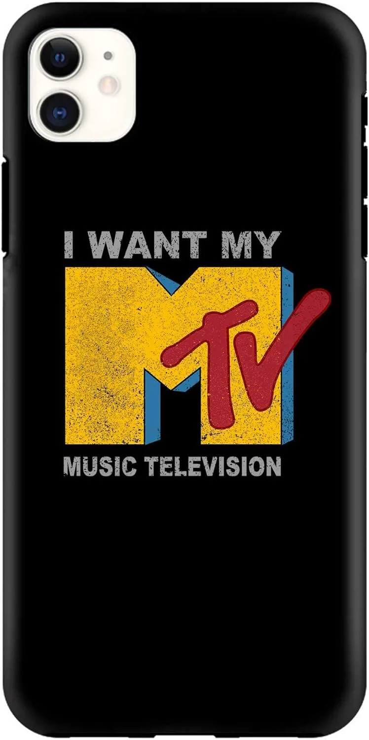 قاب محافظ سری Tough Pro استایلیزد، سازگار با Apple iPhone 11، پوشش موبایل سفارشی دو لایه PC + TPU با محافظت داخلی TPU با روکش مات - من ام تی وی خودم را می خواهم