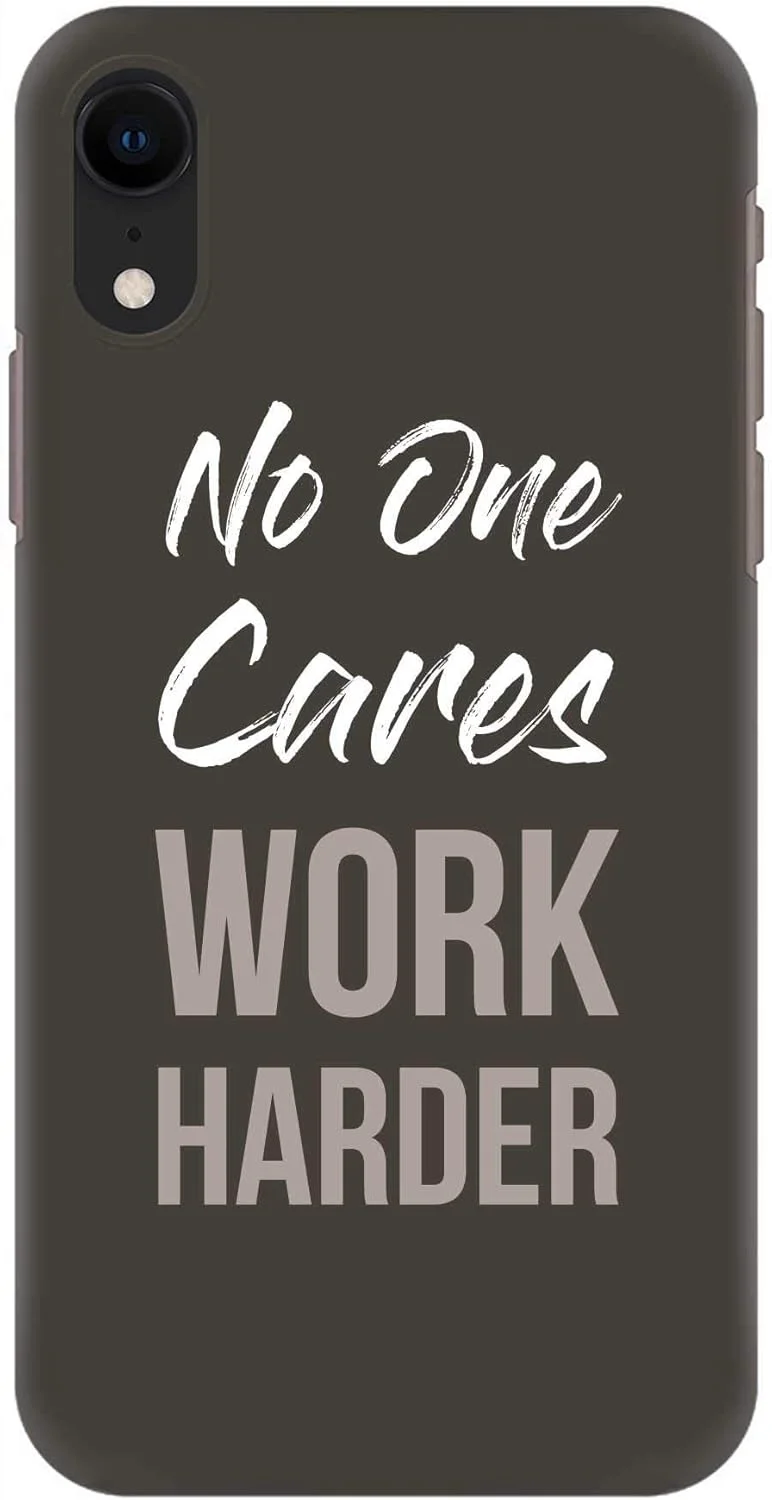 قاب گوشی استایلیزد سازگار با آیفون XR، باریک، سری کلاسیک، طرح سفارشی، محافظ سخت PC با روکش مات [طراحی شده برای آیفون XR] - بیشتر تلاش کن