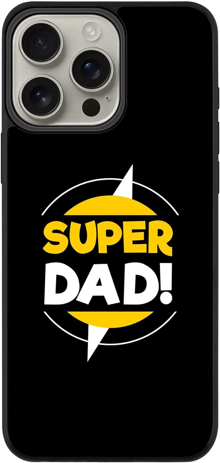 قاب گوشی آیفون 16 پرو مکس [سازگار با MagSafe]، کاور مغناطیسی باریک، محافظت از دوربین، قاب گوشی نازک ضد ضربه برای آیفون 16 پرو مکس - سوپر پدر