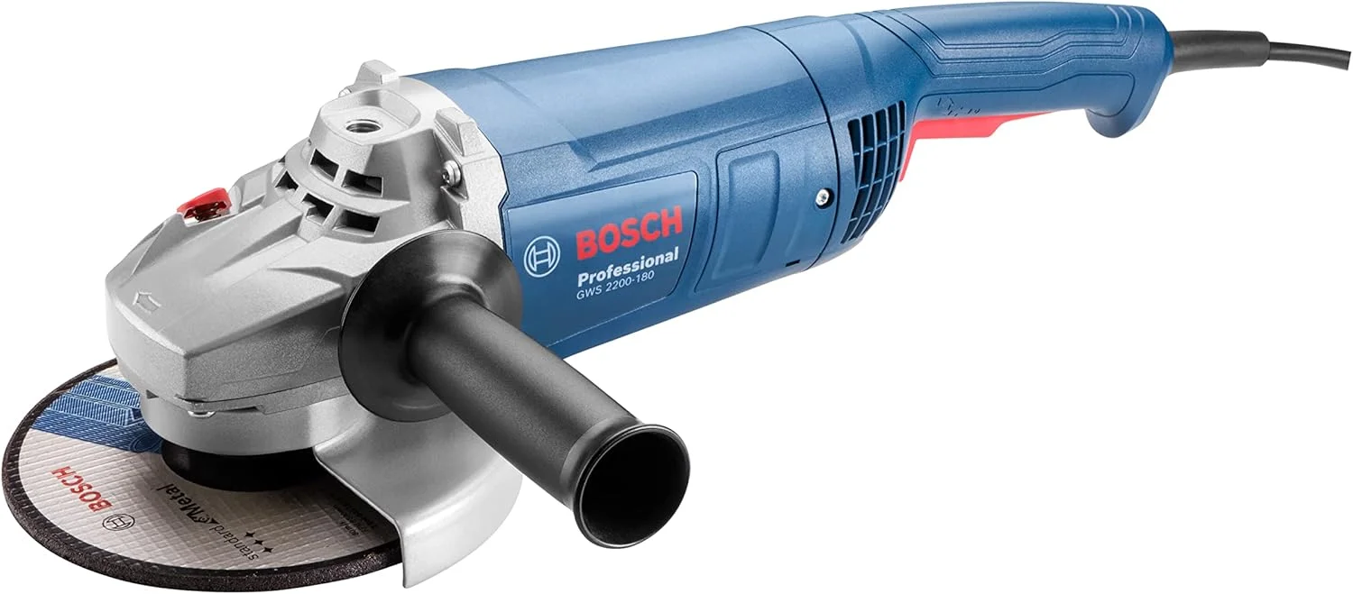 فرز سنگبری بوش مدل 06018C00P0 GWS 2200-180 با کلید معمولی، سایز 7 اینچ