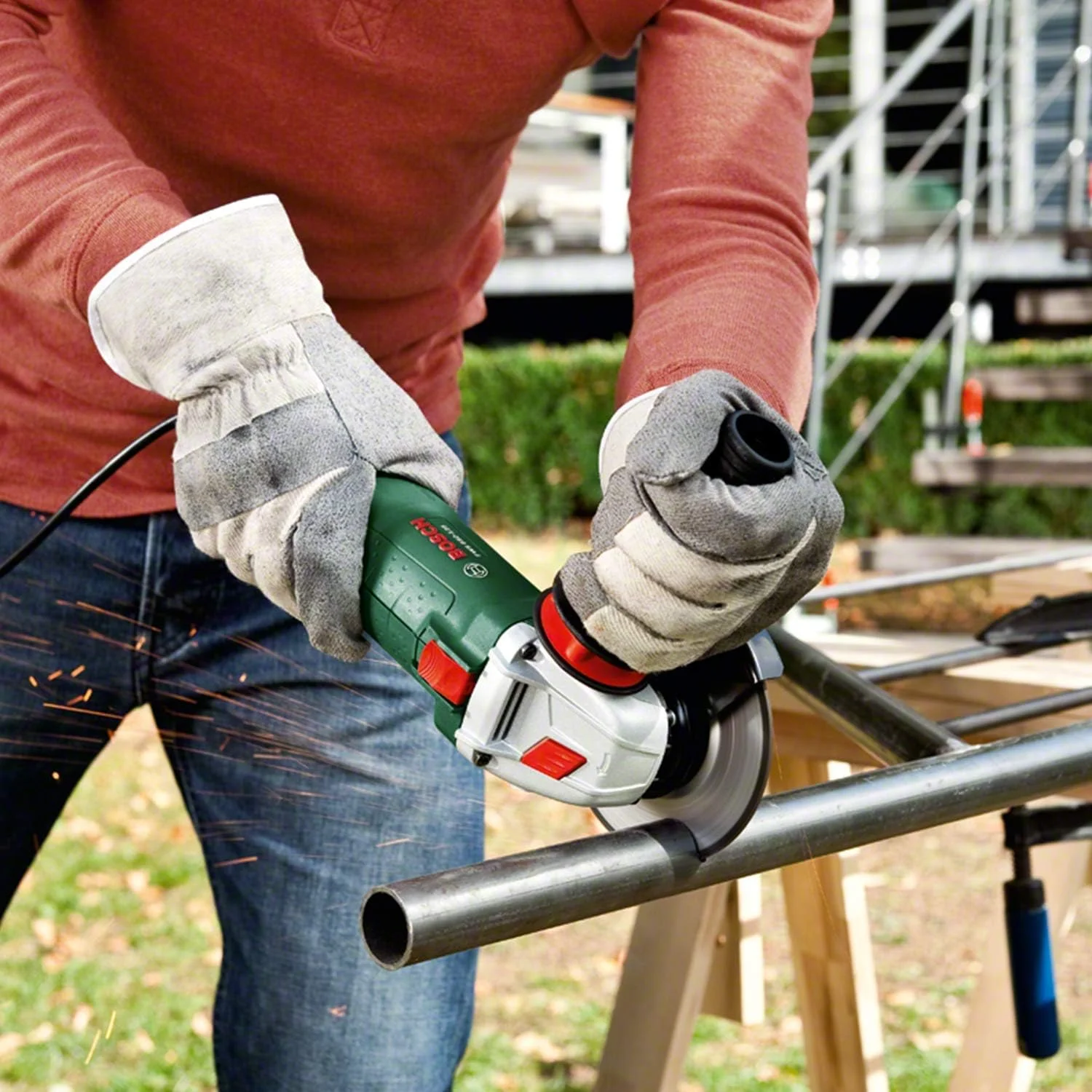 دستگاه فرز زاویه ای بوش PWS 850-125 (850 وات، قطر صفحه: 125 میلی متر، در جعبه سیستم | سایز M) دستگاه فرز زاویه ای بوش PWS 850-125 (850 وات، قطر صفحه: 125 میلی متر، در جعبه سیستم | سایز M)