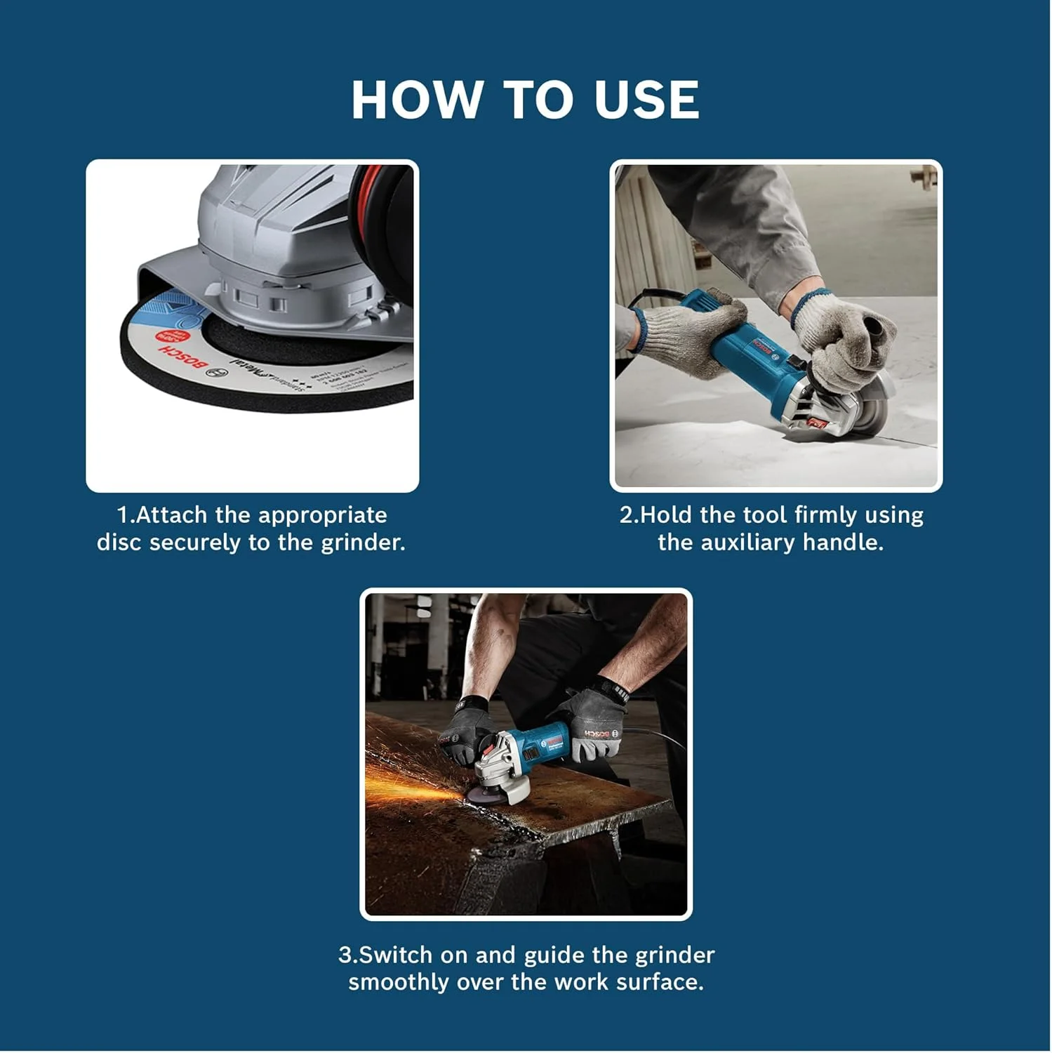 فرز سنگبری بوش GWS 900-100 (4 اینچ) 900 وات، مناسب کارهای سنگین