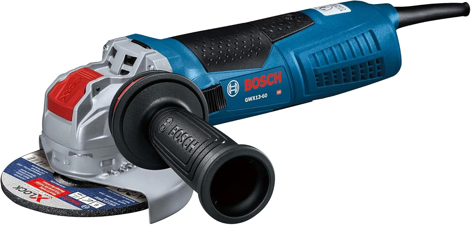 فرز سنگبری بوش GWX13-60 با اندازه 6 اینچ و سیستم X-LOCK به همراه کلید جانبی