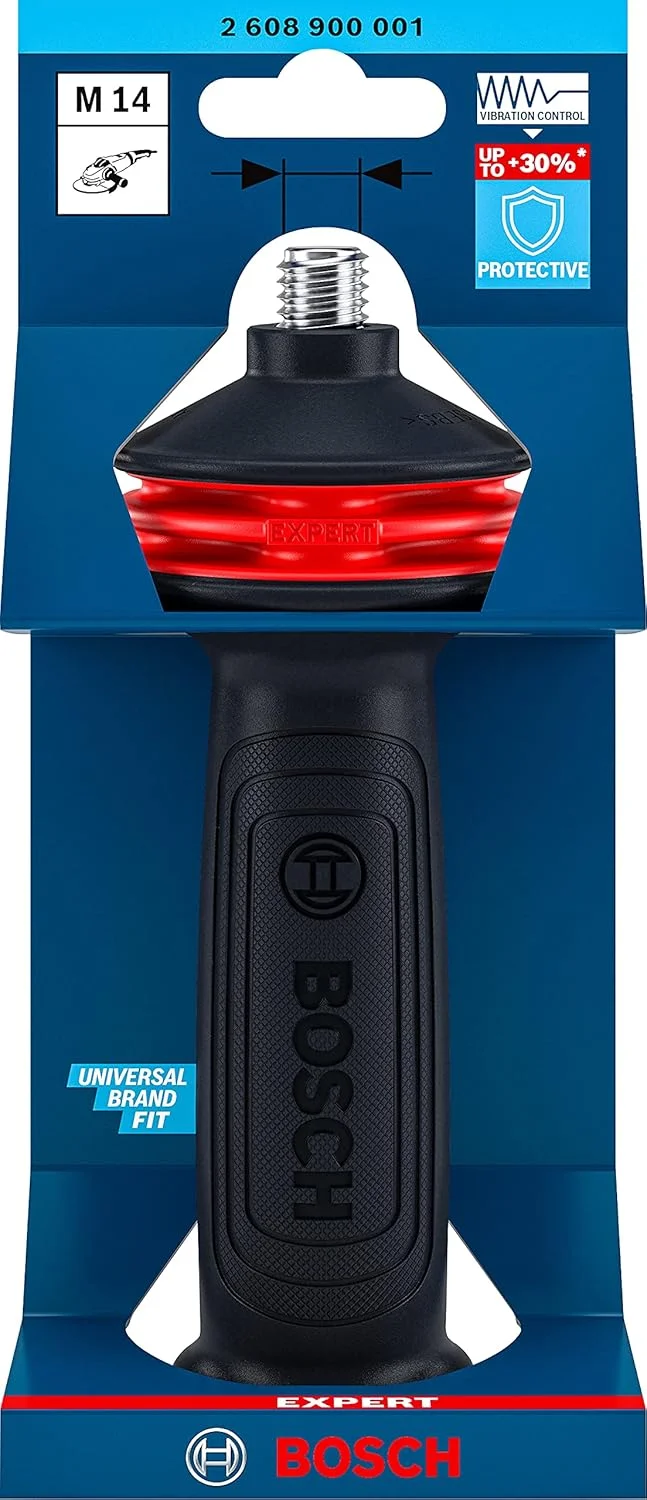 دسته کمکی ضد لرزش بوش اکسپرت مناسب فرزهای M14 (205 x 80 میلی متر، لوازم جانبی حرفه ای فرزهای بزرگ)