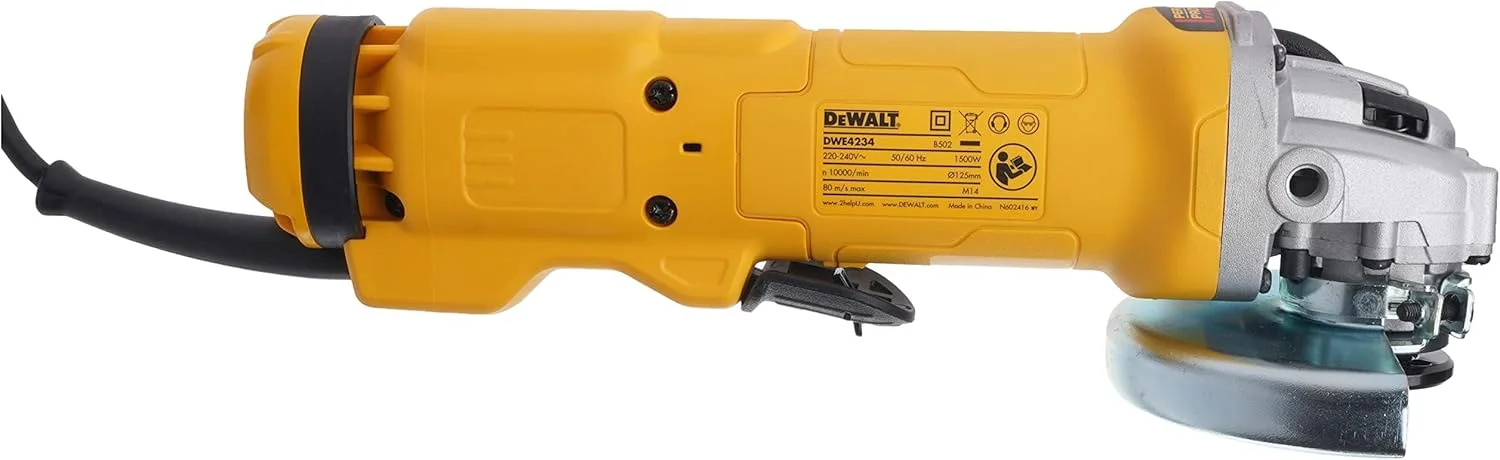 فرز آهنگری 1500 وات دیوالت، زرد/مشکی، 125 میلیمتر، Dwe4234-B5 فرز آهنگری 1500 وات دیوالت، زرد/مشکی، 125 میلیمتر، Dwe4234-B5