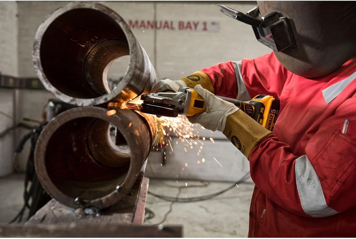 فرز سنگبری سرتخت دیوالت DCG405FN-XJ، ۱۸ ولت، زرد/مشکی، ۱۲۵ میلی متر فرز سنگبری سرتخت دیوالت DCG405FN-XJ، ۱۸ ولت، زرد/مشکی، ۱۲۵ میلی متر