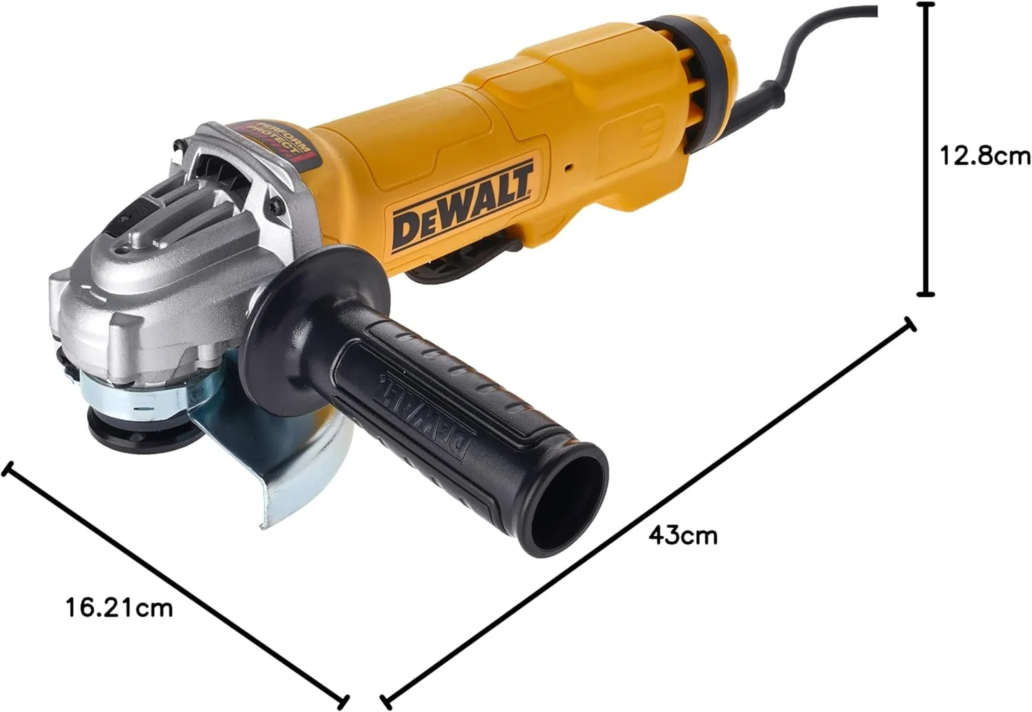 فرز آهنگری 1500 وات دیوالت، زرد/مشکی، 125 میلیمتر، Dwe4234-B5 فرز آهنگری 1500 وات دیوالت، زرد/مشکی، 125 میلیمتر، Dwe4234-B5