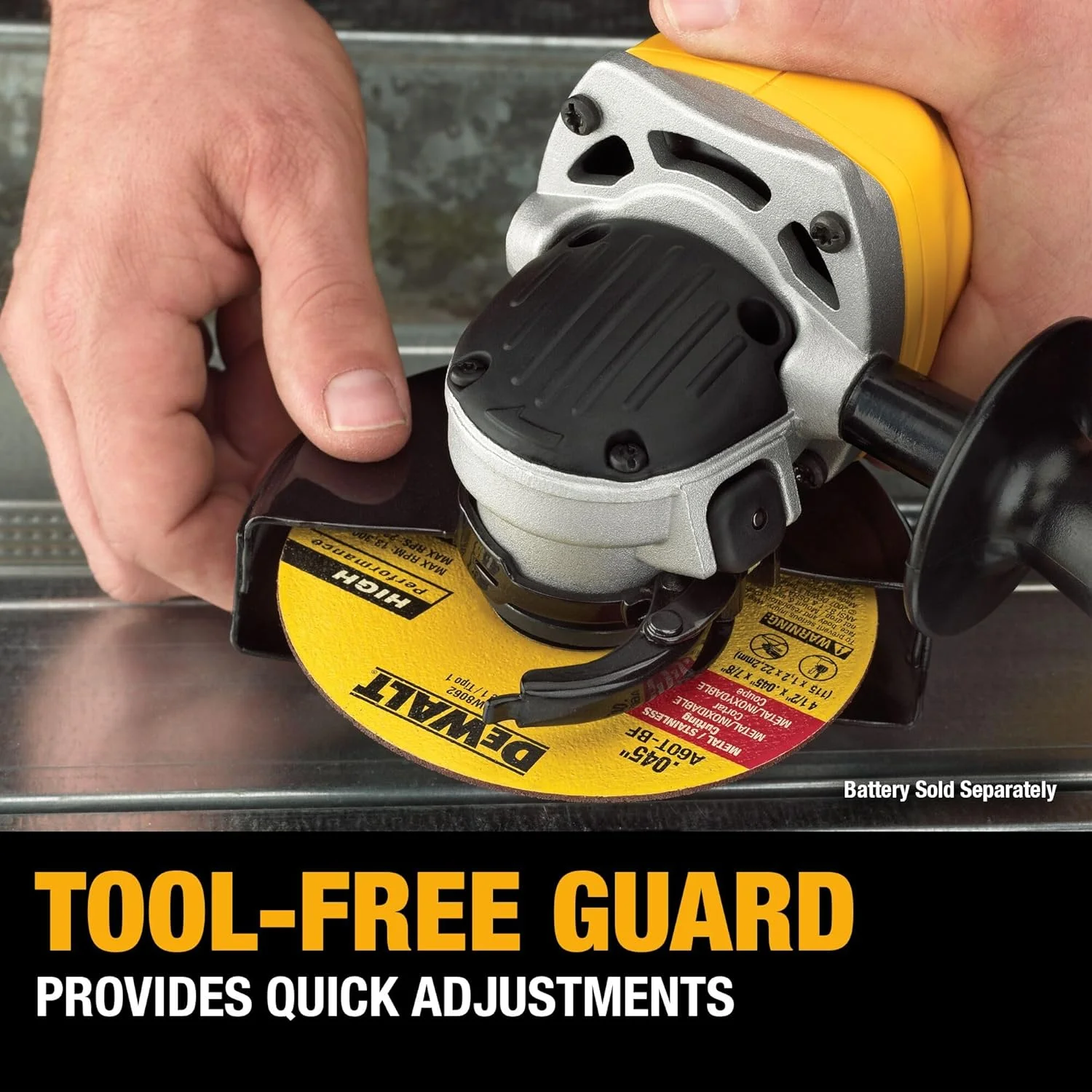 فرز سنگبری بی سیم دیوالت مدل DCG412B 20V MAX* لیتیوم یون 4-1/2 اینچ (فقط ابزار) فرز سنگبری بی سیم دیوالت مدل DCG412B 20V MAX* لیتیوم یون 4-1/2 اینچ (فقط ابزار)