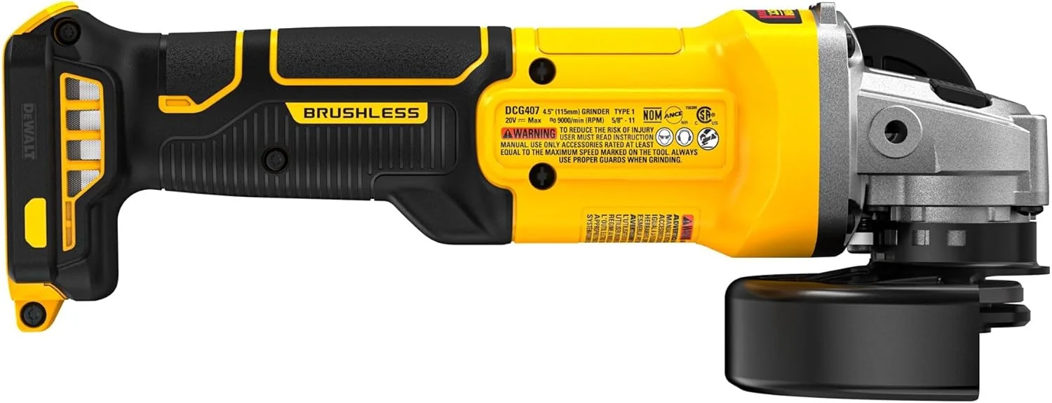 فرز آهنگری زاویه ای 11.5 سانتی متری 20 ولت ماکس Dewalt، فقط ابزار (DCG407B)